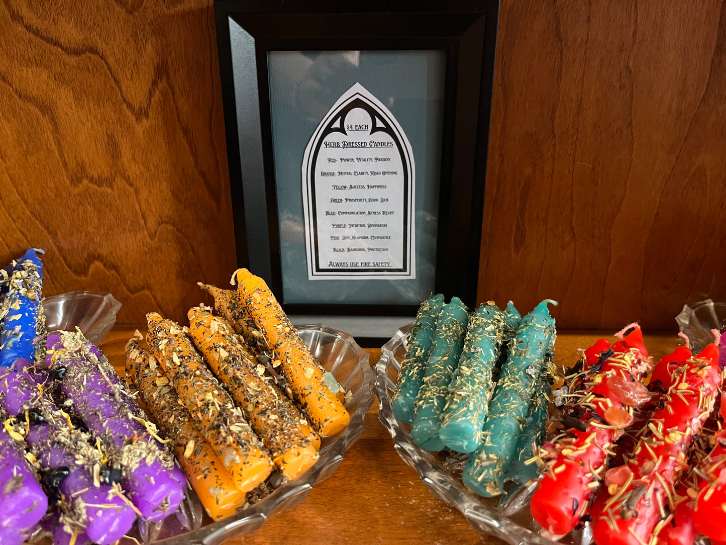 Herb Dressed Spell Candles