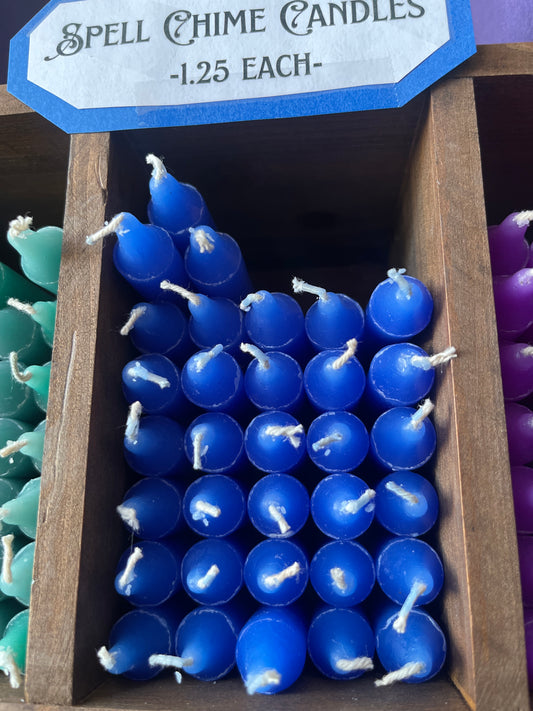 Blue Chime Spell Candle
