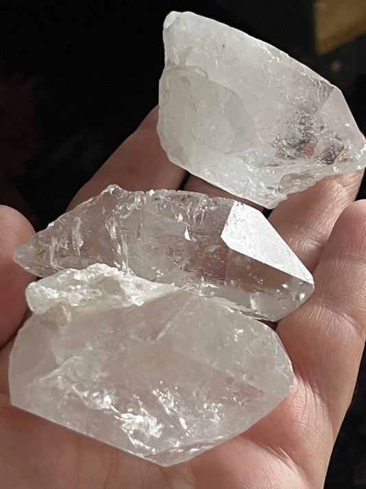 Raw Clear Quartz Points